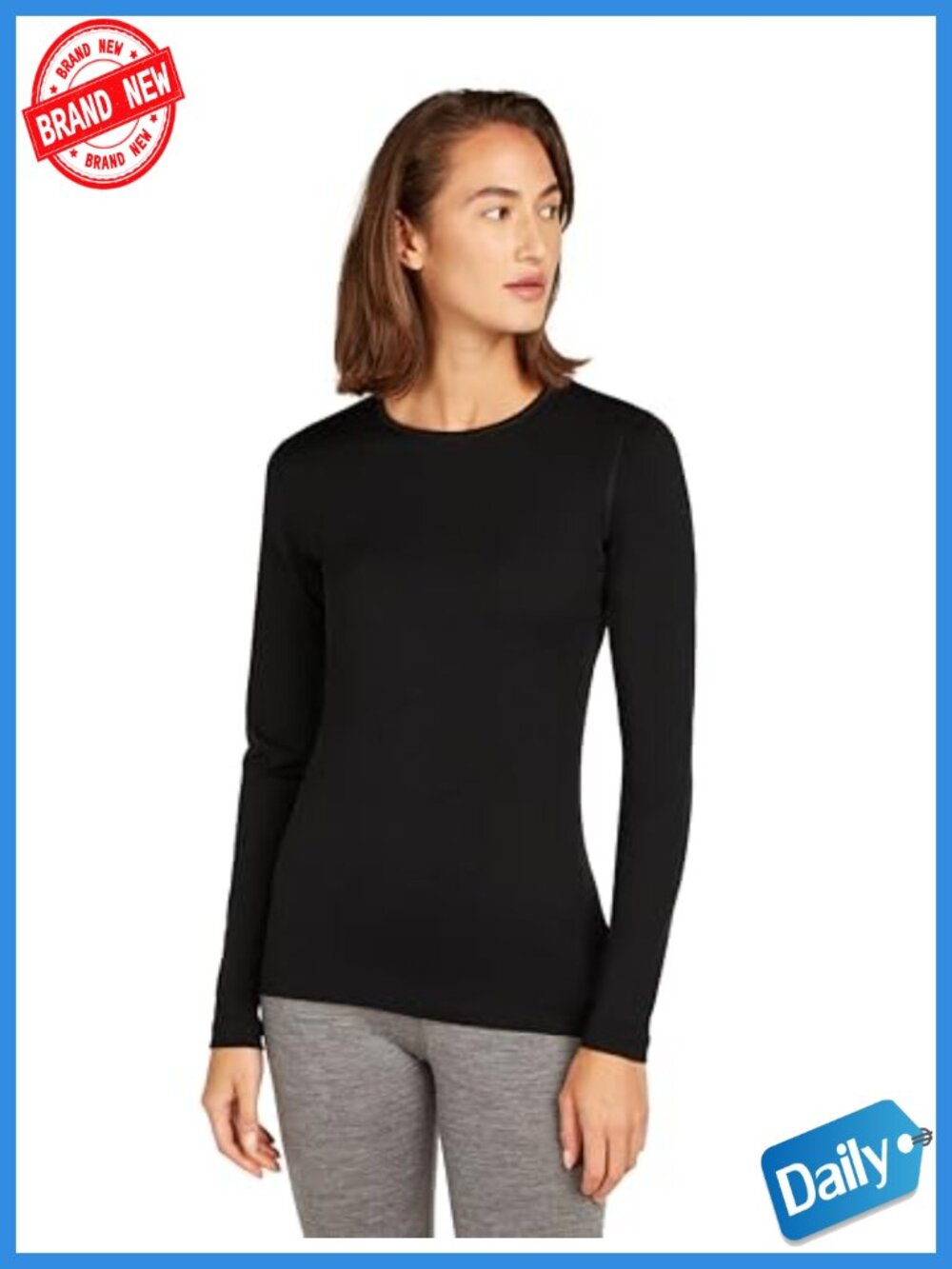Merino Wool 200 Oasis Long Sleeve Thermal Base Layer Top